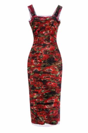 Floral-printed double-layered dress, zdjęcie 1 Floral-printed double-layered dress od Dolce & Gabbana